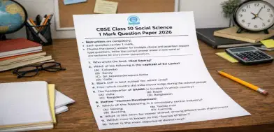 CBSE 10 Social Science Exam 2026 LIVE Updates: Must 1 Mark Questions For 15 Marks