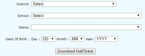 TS 10th Hall Ticket 