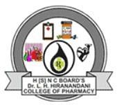 HSNCB's Dr. L. H. Hiranandani College of Pharmacy