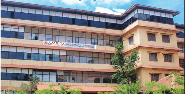 Amrita School of Business, Kochi, Amrita Vishwa Vidyapeetham ...